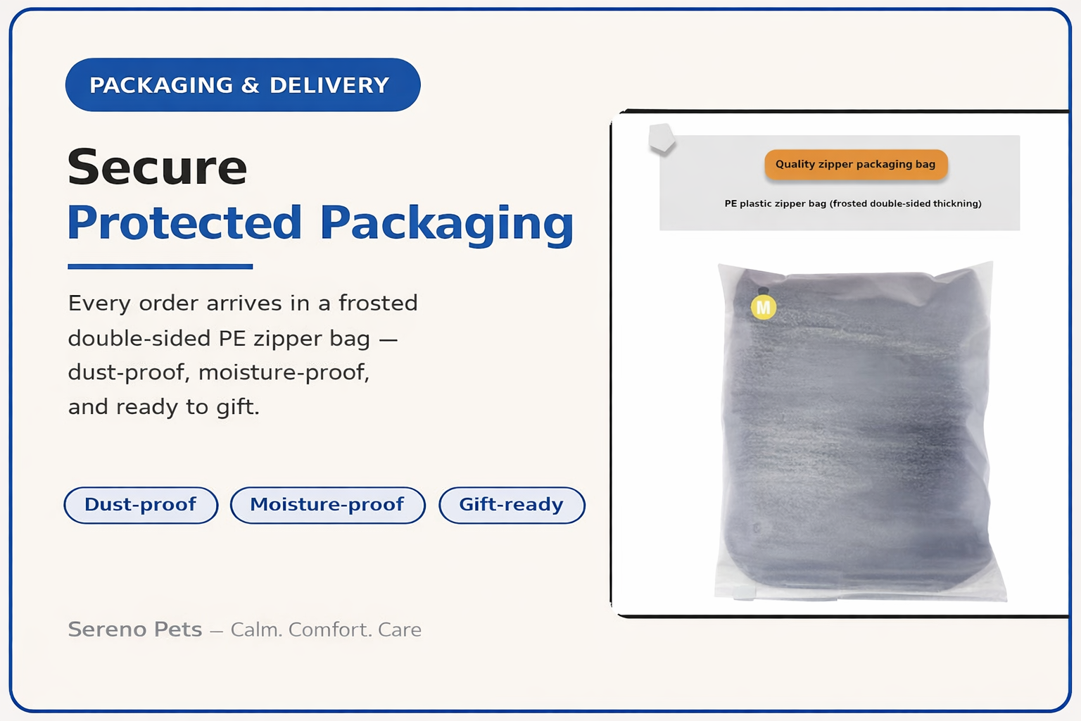 Sereno Pets Calming Compression Vest
