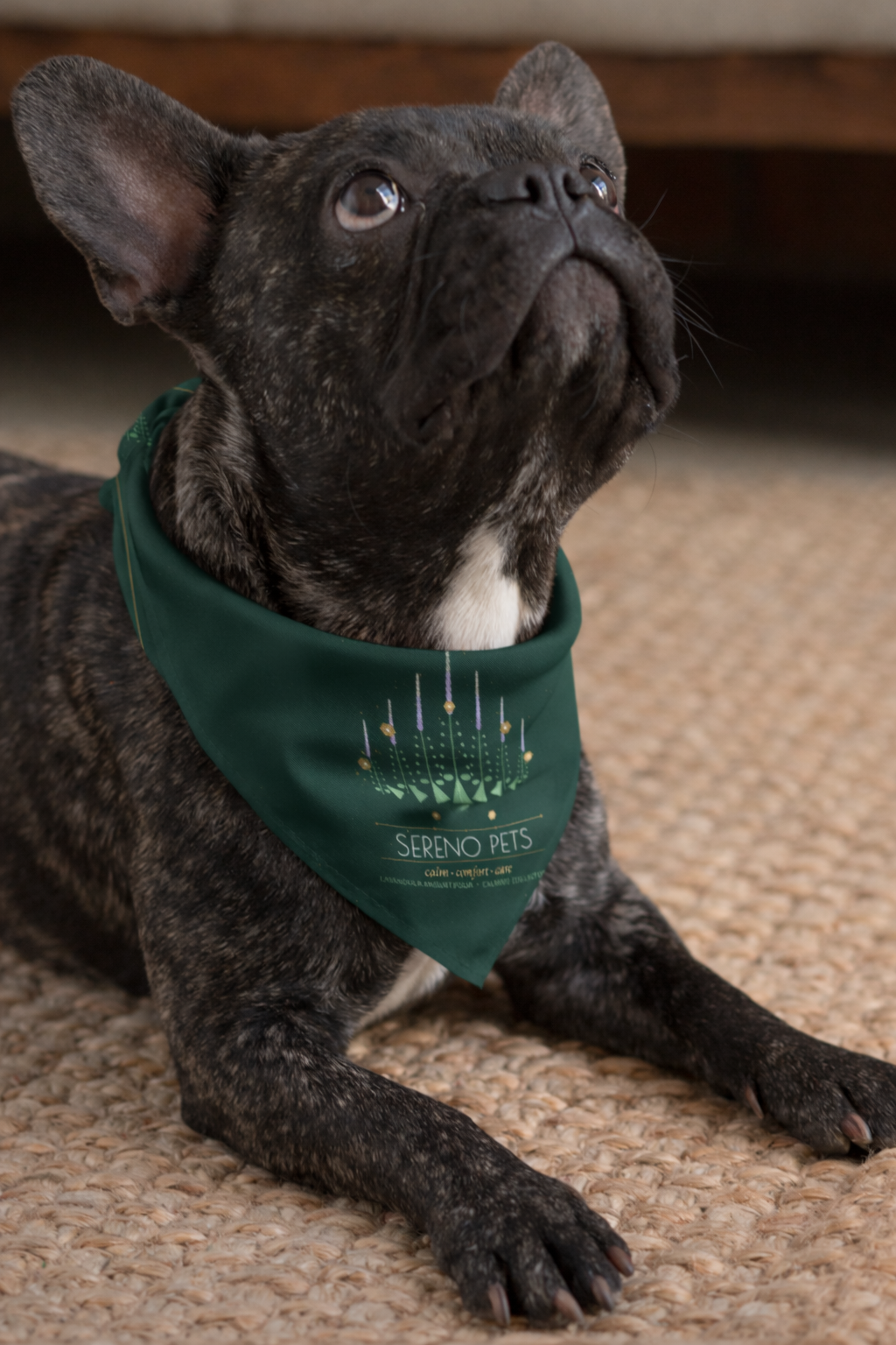 Sereno Pets Calming Lavender Bandana