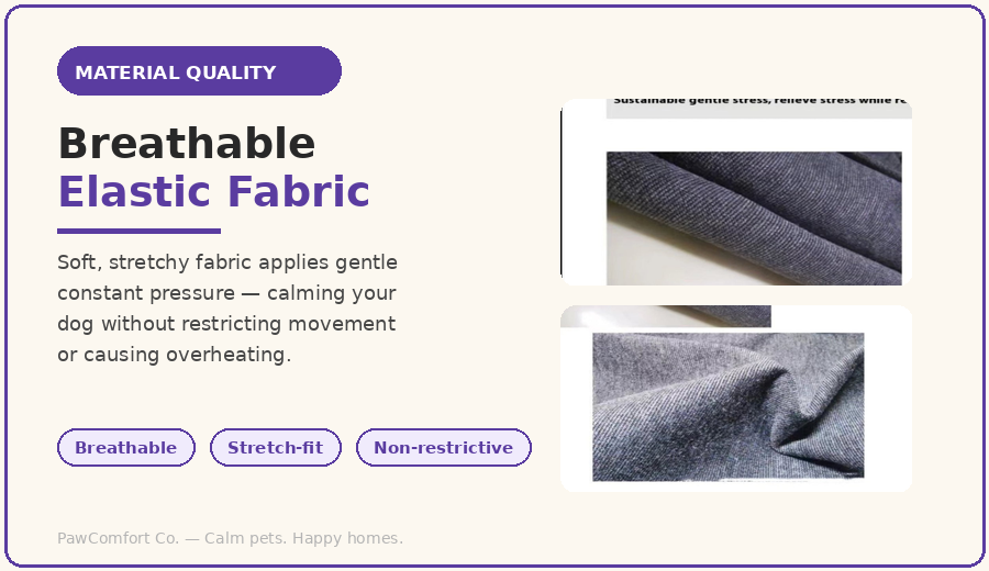 Sereno Pets Calming Compression Vest | Anxiety Relief Wrap for Dogs | All Breeds & Sizes | Thunderstorm & Firework Calming Shirt