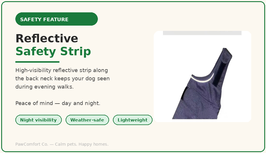 Sereno Pets Calming Compression Vest | Anxiety Relief Wrap for Dogs | All Breeds & Sizes | Thunderstorm & Firework Calming Shirt